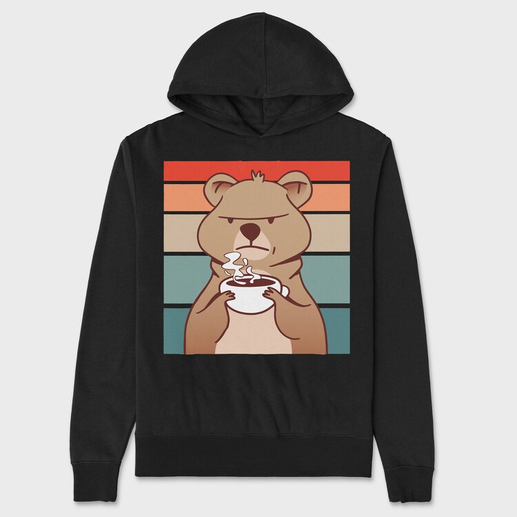 Coffee Grumpy Quokka, Унисекс Мъжко Суичър