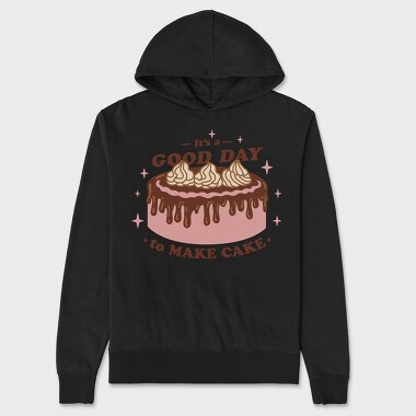 Godd Day to Make Cake, Unisex Men's Hoodie