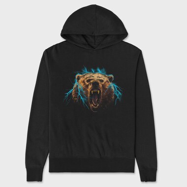 Bear Bolt, Unisex Men's Hoodie