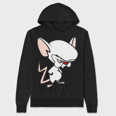 Cartoon Retro Pinky and Cerebro 6, Unisex Men's Hoodie