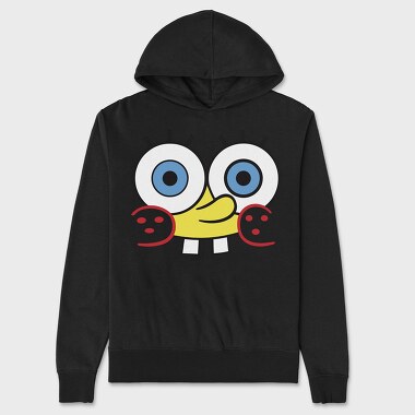 SpongeBob face 17, Unisex Men's Hoodie