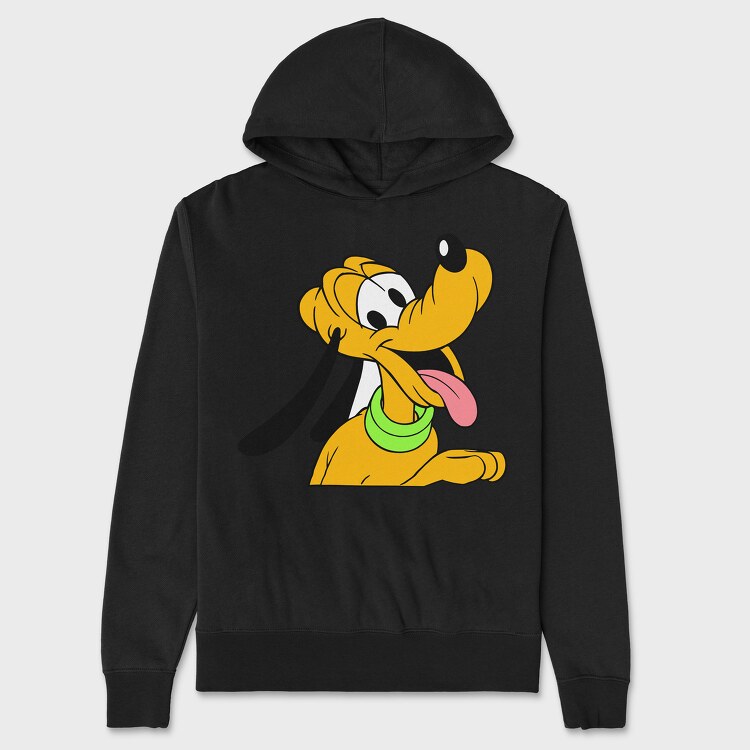 Cartoon Retro Pluto 1, Unisex Men's Hoodie