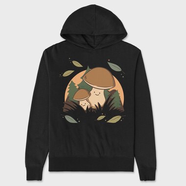 Cute Mushrooms, Unisex Men's Hoodie