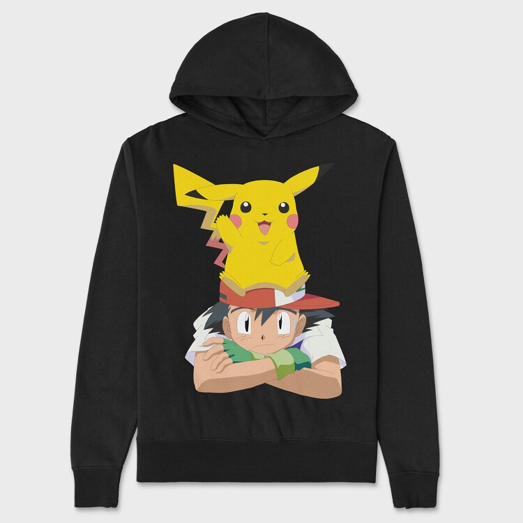 Cartoon Retro Pokemon 1, Унисекс Мъжко Суичър