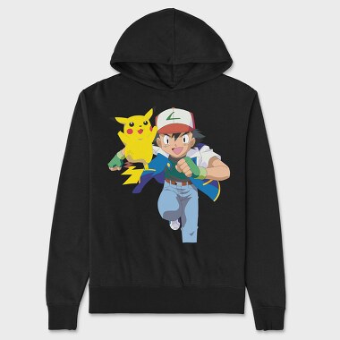 Cartoon Retro Pokemon 2, Unisex Men's Hoodie