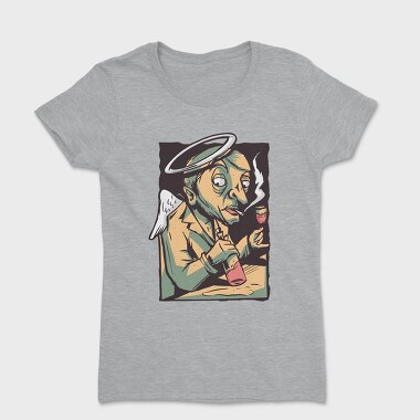Angel Drink Wine, Women's T-Shirt