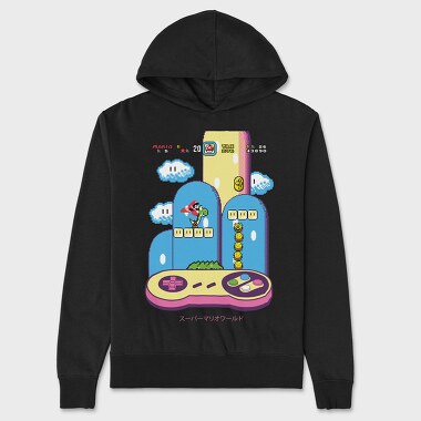 Mario Game, Unisex Men's Hoodie