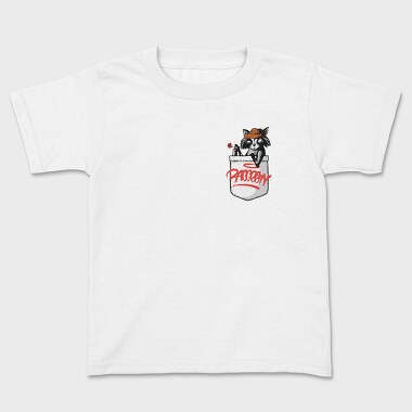 Raccoon Pocket, Kids' T-Shirt