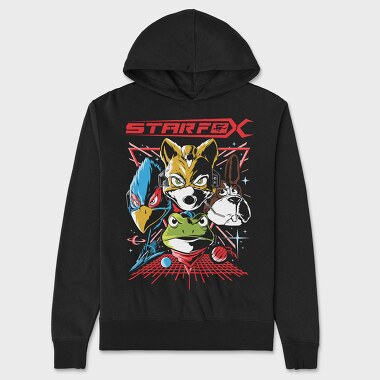 Star Fox, Unisex Men's Hoodie