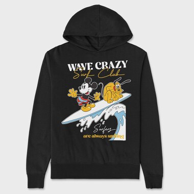 Mickey Mouse Surf Club, Унисекс Мъжко Суичър