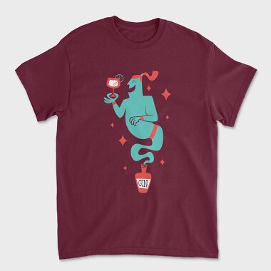 Gin Genie, Unisex Men's T-Shirt