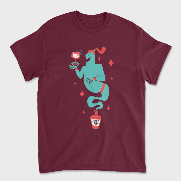 Gin Genie, Unisex Men's T-Shirt