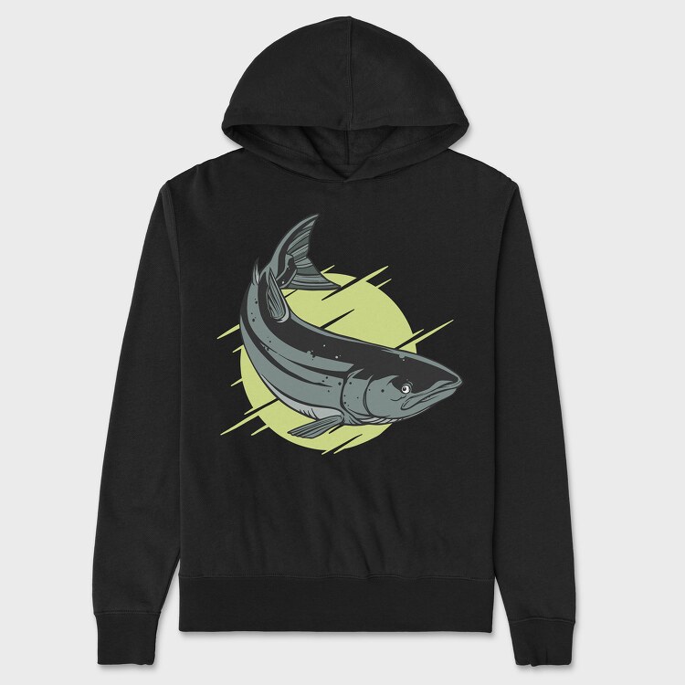Fish Atlantic Salmon, Унисекс Мъжко Суичър