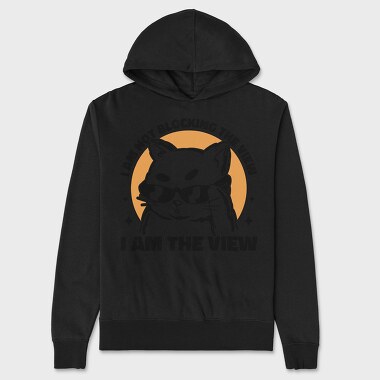I Am the View Cat, Unisex Men's Hoodie