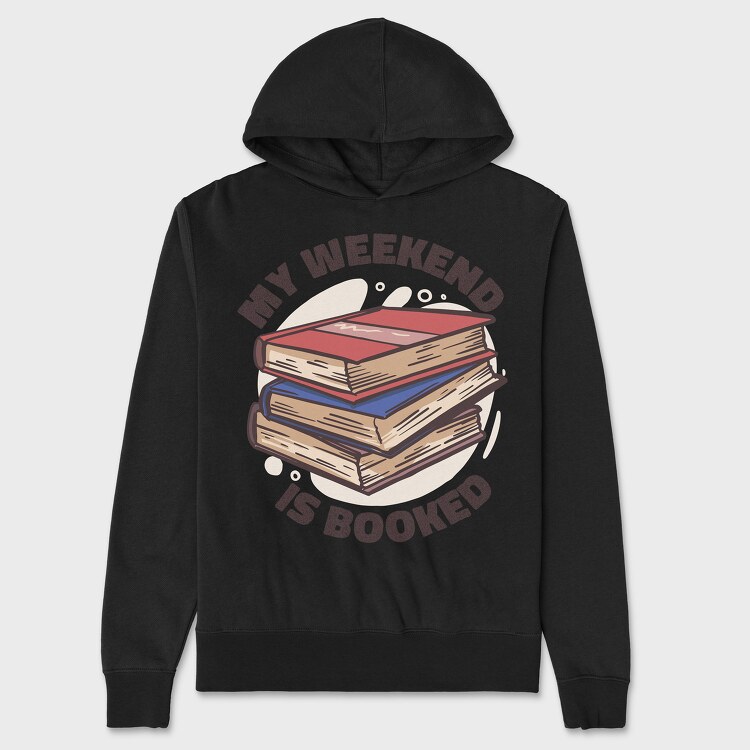 Bookpile Weekend, Unisex Men's Hoodie
