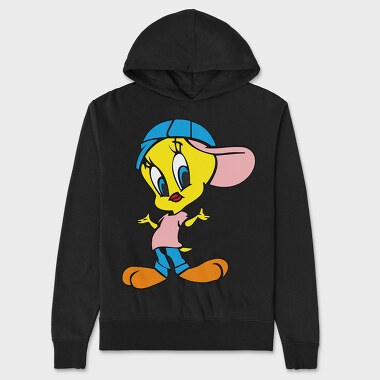 Cartoon Retro Tweety 4, Unisex Men's Hoodie