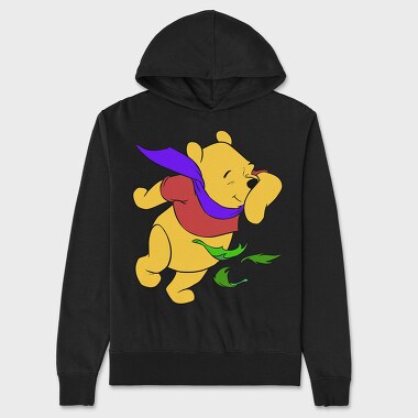 Cartoon Retro Winnie the Pooh 1, Унисекс Мъжко Суичър