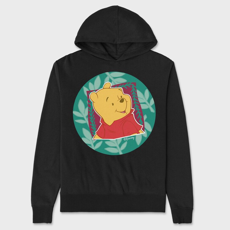 Cartoon Retro Winnie the Pooh 3, Унисекс Мъжко Суичър