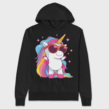 Unicorn Sunglasses, Унисекс Мъжко Суичър