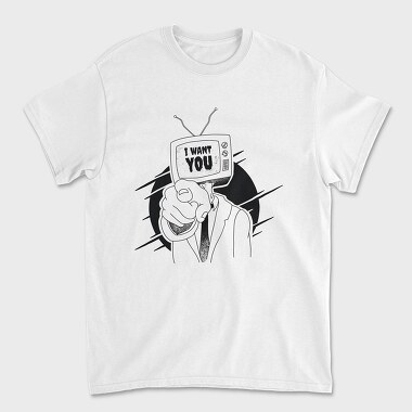 Унисекс Мъжка Тениска, I Want You