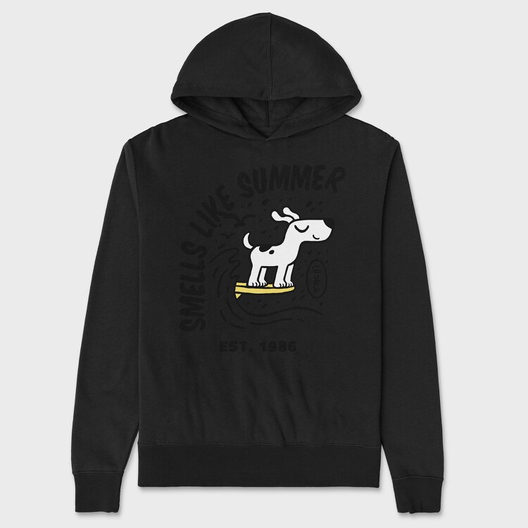 Smells Like Summer Dog, Unisex Men's Hoodie