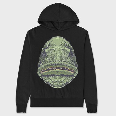 Fish Face, Unisex Men's Hoodie