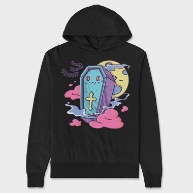 Coffin Pastel Goth, Unisex Men's Hoodie
