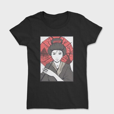 Geisha Umbrella, Women's T-Shirt