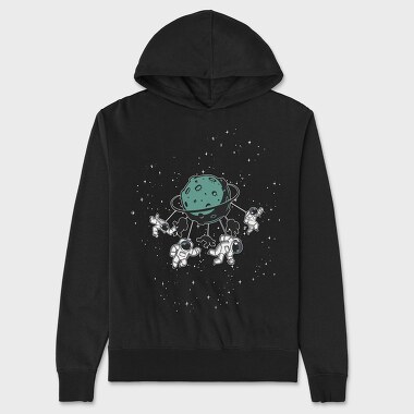 Astronaut Carousel, Unisex Men's Hoodie