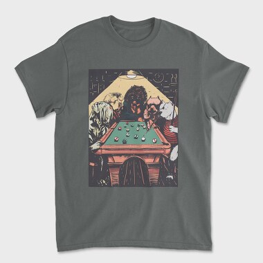Unisex Men's T-Shirt, Big Dogs Billard