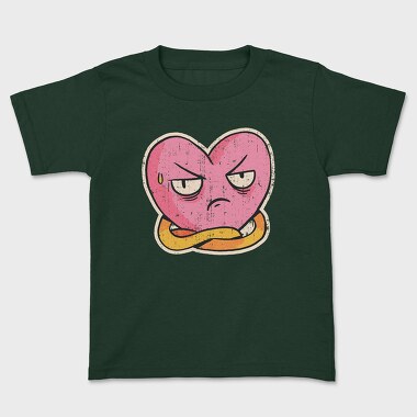 Kids' T-Shirt, Disgusted Heart