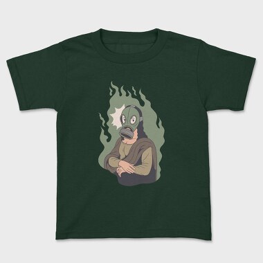 Mona Lisa Mask, Kids' T-Shirt