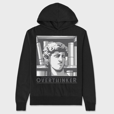 Overthinker, Unisex Men's Hoodie