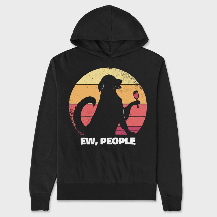 Dog Ew People, Unisex Men's Hoodie
