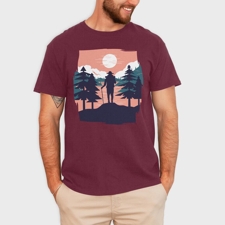 Astronaut Vaporwave, Унисекс Мъжка Тениска