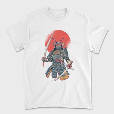 Unisex Men's T-Shirt, Samurai Vintage