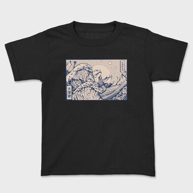 Ukiyowave Toad, Kids' T-Shirt