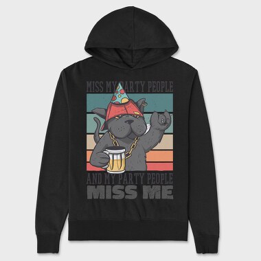 Party Cat, Unisex Men's Hoodie