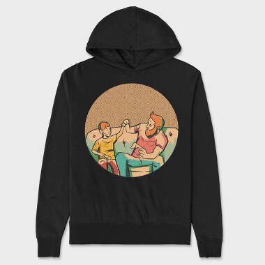 Dad Gamer And Son, Unisex Men's Hoodie