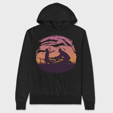 Dad And Child, Unisex Men's Hoodie