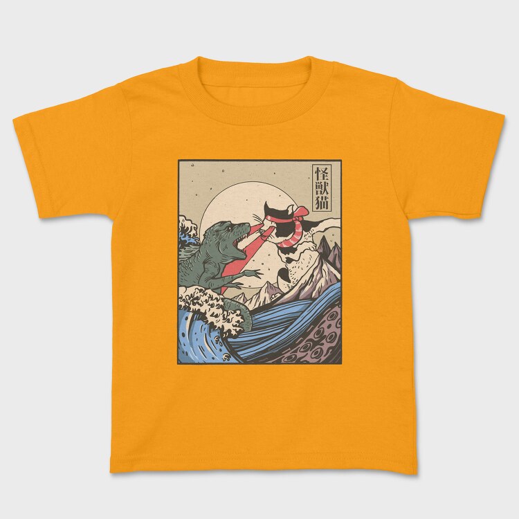 Kaiju Vs Cat, Детска Тениска