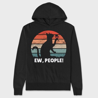 Ew, People Cat, Unisex Men's Hoodie
