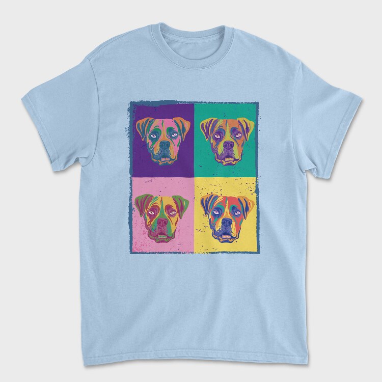 Color Boxer, Unisex Men's T-Shirt