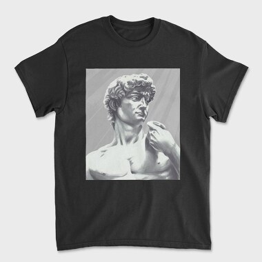 David Statue, Unisex Men's T-Shirt