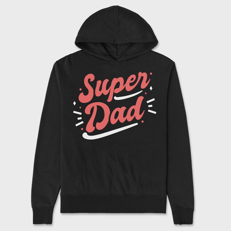 Super Dad, Unisex Men's Hoodie