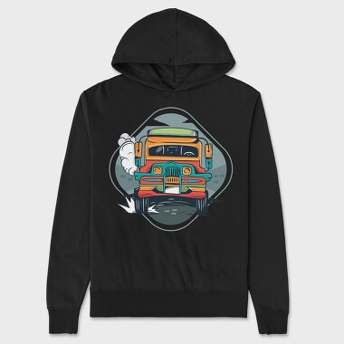 Jeepney, Unisex Men's Hoodie