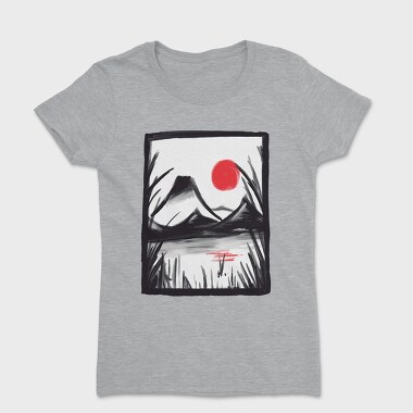 Graphite Landscape, Women's T-Shirt