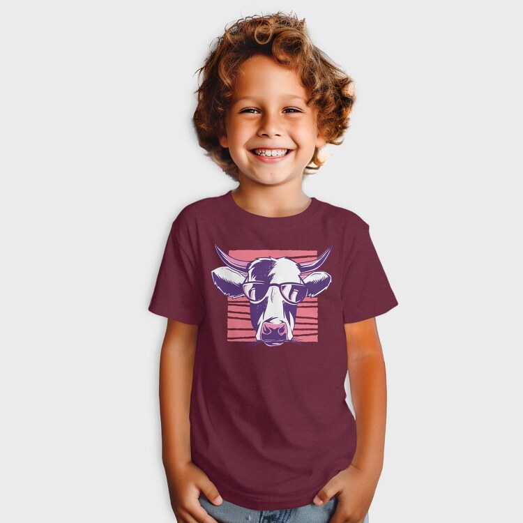 Realistic Wolf Monocrhome Howl, Kids' T-Shirt