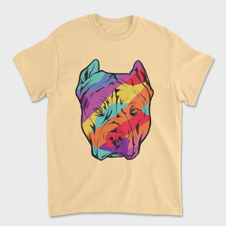 Color Pitbull, Унисекс Мъжка Тениска