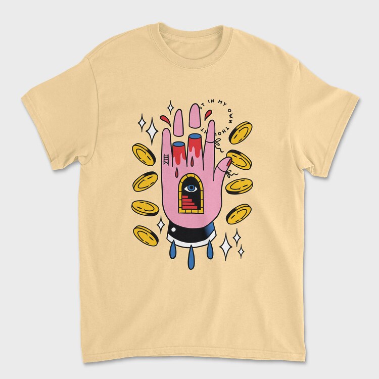 Bad Hand, Унисекс Мъжка Тениска